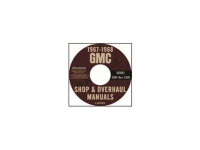 1967-1968 GMC Shop and Overhaul Manuals; 4 Volumes (CD-ROM)