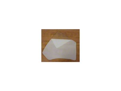 1967-1968 Mustang 1/8 Poly Carbonate Quarter Window with Diamond Shield Coating
