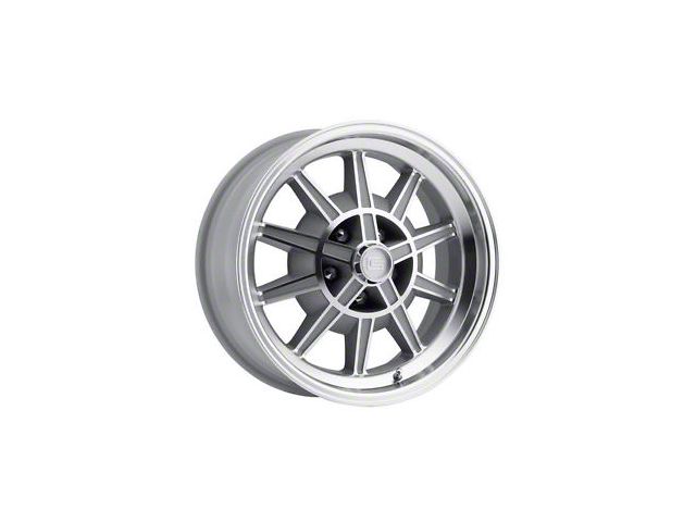 1967-1968 Mustang 17 x 7 GT7 Alloy Wheel with Machined Finish