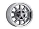 1967-1968 Mustang 17 x 7 GT7 Alloy Wheel with Machined Finish