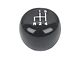1967-1968 Mustang 4-Speed Manual Transmission Floor Shift Knob, Black with White Shift Pattern