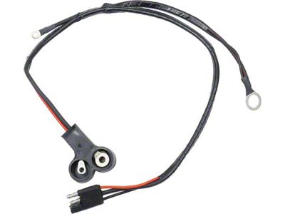 1967-1968 Mustang Alternator to Voltage Regulator Wiring, 6-Cylinder without Tachometer