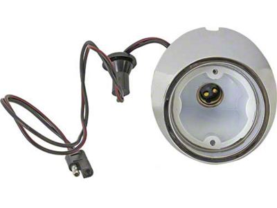 1967-1968 Mustang Back Up Light Body and Socket, Left