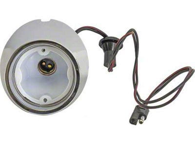 OPR 1967-1968 Mustang Back Up Light Body and Socket, Right