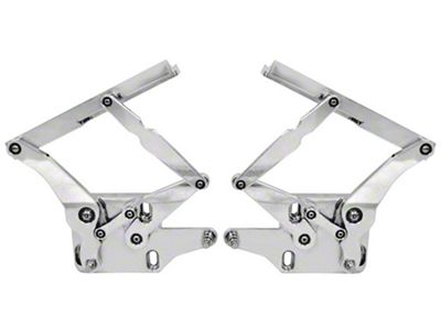 1967-1968 Mustang Billet Aluminum Hood Hinges, Pair