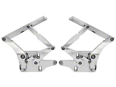 1967-1968 Mustang Billet Aluminum Hood Hinges, Pair