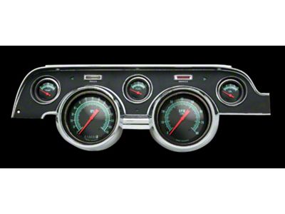 1967-1968 Mustang Classic Instruments G-Stock Style 5-Gauge Set, Includes Dash Bezel