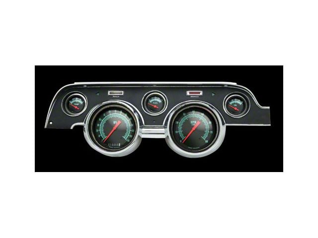 1967-1968 Mustang Classic Instruments G-Stock Style 5-Gauge Set, Includes Dash Bezel