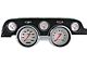 1967-1968 Mustang Classic Instruments Velocity Style 5-Gauge Set with Black or White Background, Includes Dash Bezel