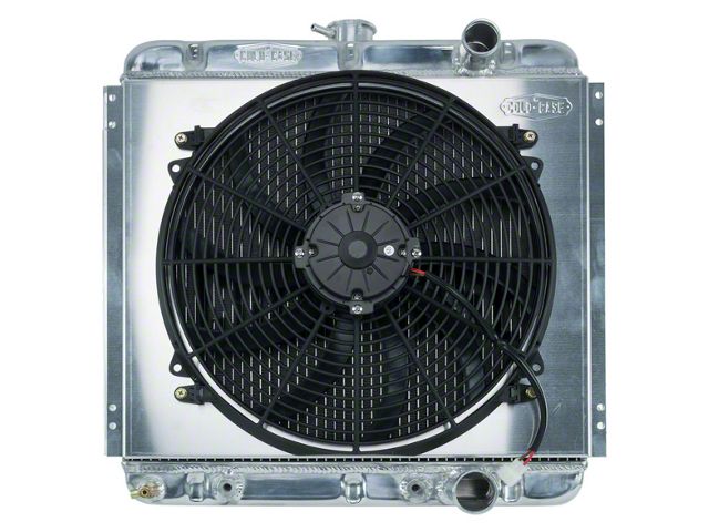 1967-1968 Mustang COLD-CASE 20 Aluminum Radiator Kit w/16 Electric Fan, 289/302 V8 w/Automatic Transmission