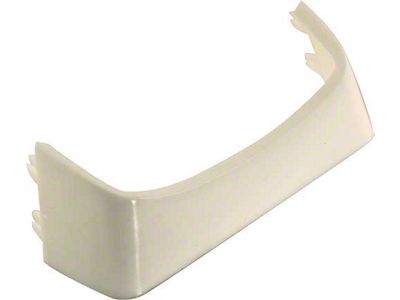 1967-1968 Mustang Console Courtesy Light Lens, White Plastic