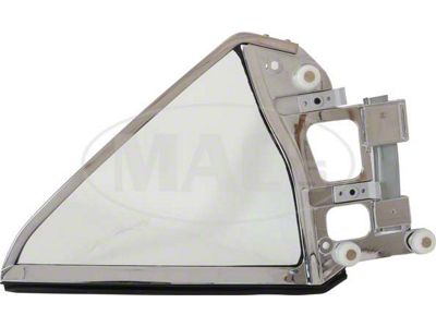1967-1968 Mustang Coupe Clear Quarter Window Assembly, Left