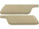 1967-1968 Mustang Coupe or Fastback Sun Visors, Parchment