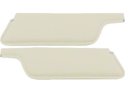 1967-1968 Mustang Coupe or Fastback Sun Visors, White