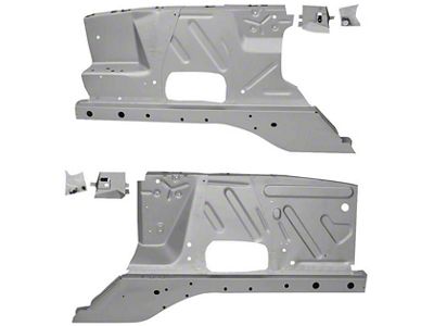 1967-1968 Mustang Custom Front Apron Assembly without Shock Towers