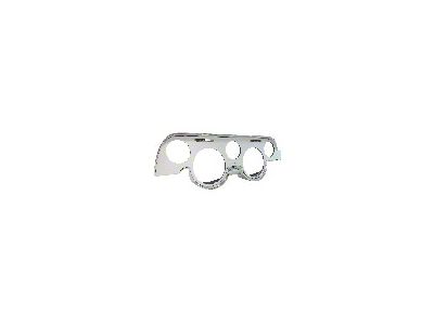 1967-1968 Mustang Custom Gauge Bezel for Aftermarket Gauges, Aluminum Finish