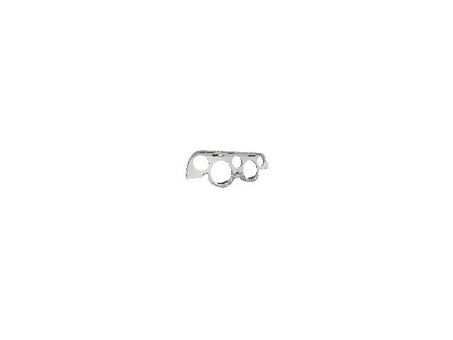 1967-1968 Mustang Custom Gauge Bezel for Aftermarket Gauges, Aluminum Finish