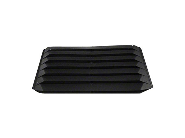 1967-1968 Mustang Fastback 1-Piece Aluminum Rear Window Louvers (Hatchback Only)