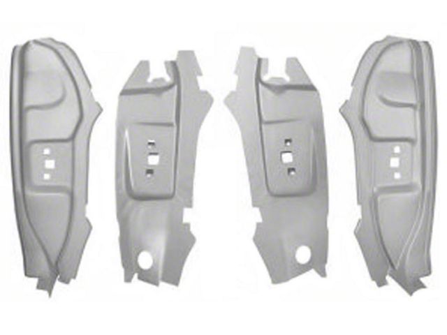 1967-1968 Mustang Fastback B-Pillar Set