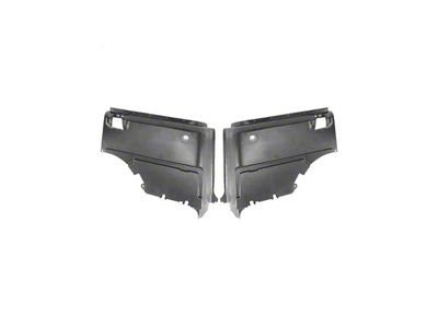 OPR 1967-1968 Mustang Fastback Lower Quarter Panel Trim Panels, Pair