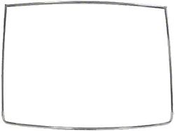 OPR 1967-1968 Mustang Fastback Rear Window Moulding Kit