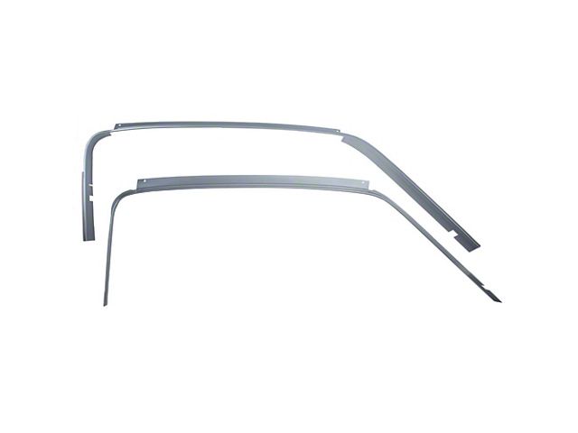 Roof Drip Rails/ Weld-thru Primered/ 67-68 Fastback