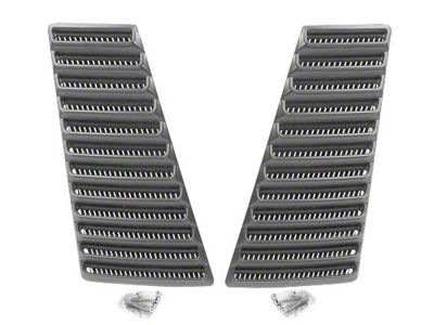 OPR 1967-1968 Mustang Fastback Roof Quarter Vent External Screen Assembly