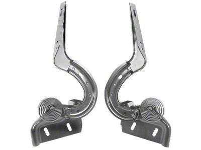 OPR 1967-1968 Mustang Fastback Trunk Lid Hinge Assemblies with Springs, Pair