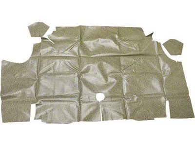 1967-1968 Mustang Fastback Vinyl and Fleece Trunk Mat, Speckled 18 Pattern
