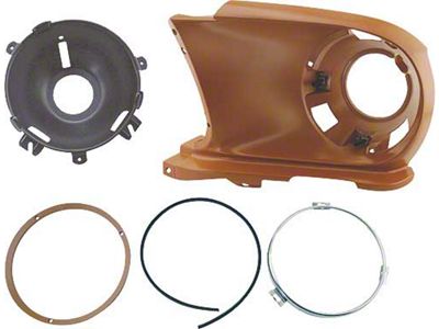OPR Headlight Assembly/ Left/ 67-68 Mustang