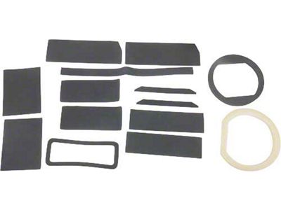 1967-1968 Mustang Heater Seal and Gasket Set for Cars with Factory A/C