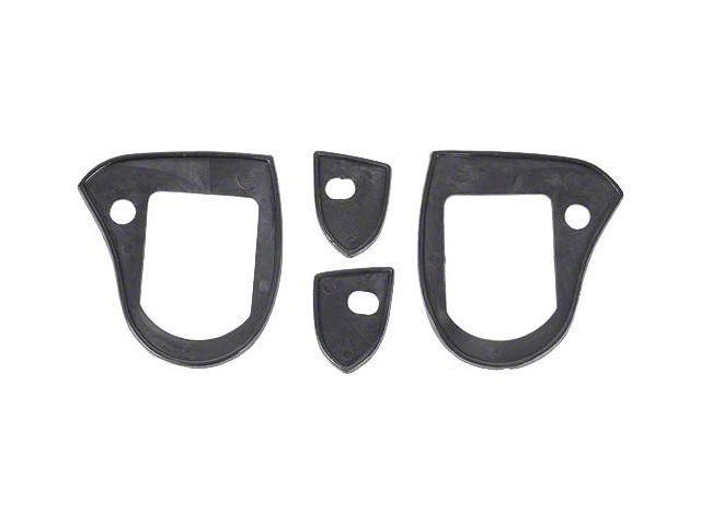 1967-1968 Mustang Outside Door Handle Pad Set, Right and Left