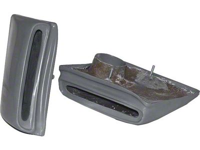 1967-1968 Mustang Shelby Functional Lower Quarter Side Scoops (Shelby only)