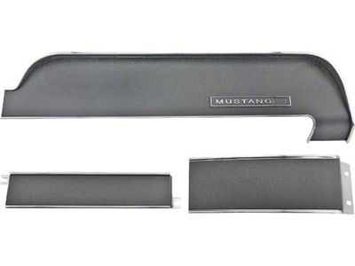 1967-1968 Mustang Standard Interior Dash Trim Panel Set for Cars without A/C