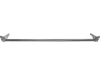 1967-1968 Mustang Straight Monte Carlo Bar with Satin Black Finish