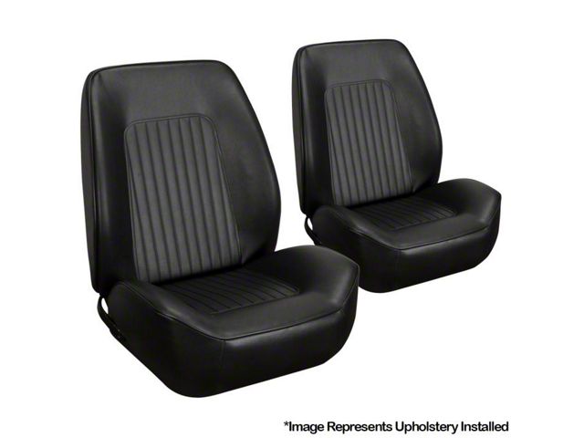 1967-1968 TMI Premium Black Sport Seat Covers