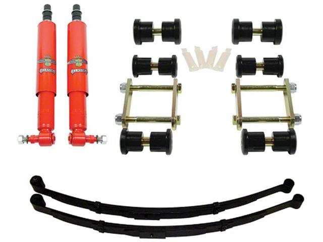 Detroit Speed Mono-Leaf Rear Suspension Speed Kit 1; 2-Inch Drop (67-69 Camaro)