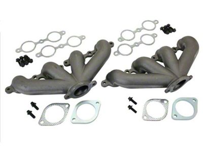 1967-1969 Camaro Center Dump Cast Iron LS Exhaust Manifolds, Raw