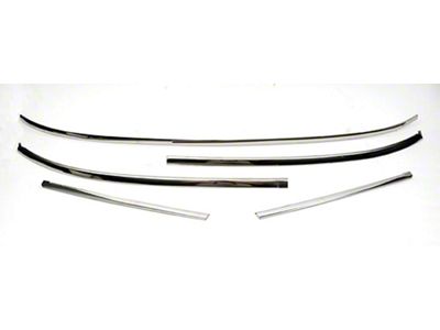 1967-1969 Camaro Convertible Windshield Molding Set, Show Correct