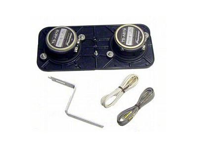 Custom Autosound Kenwood In Dash Speakers,For Cars With AC, 1967-1969