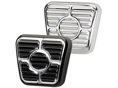 1967-1969 Camaro Parking Brake Pedal Pad, Polished Aluminum, Billet Specialties