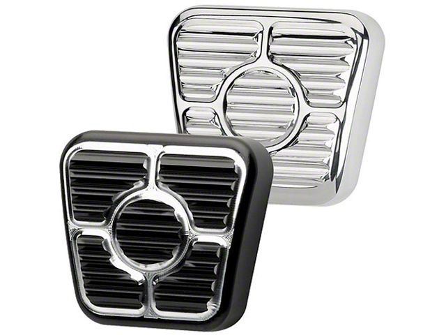 1967-1969 Camaro Parking Brake Pedal Pad, Polished Aluminum, Billet Specialties