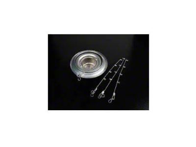 OPR Rally Wheel Center Cap Locks, 1967-1982