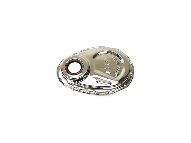 1967-1969 Camaro Timing Chain Cover, Small Block, Chrome