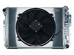 Cold Case Aluminum Radiator & Fan Kit, AT, Single 16 Inch Fan & Shroud (67-69 Firebird)