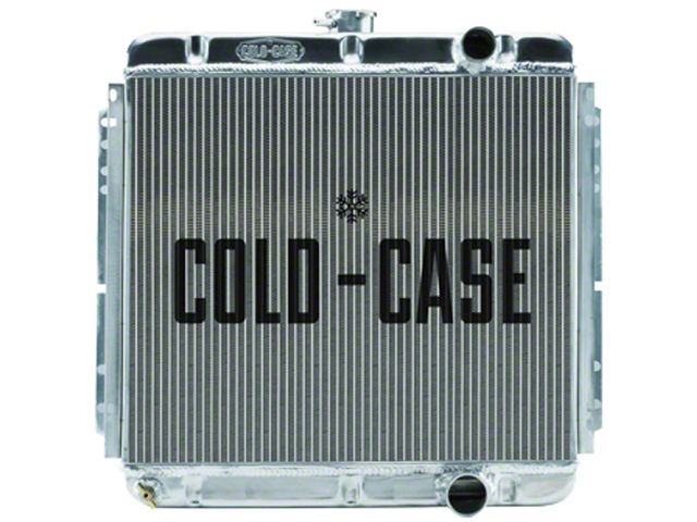 1967-1969 Mustang COLD CASE Big 2-Row Aluminum Radiator, 289/302 V8 with Manual Transmission