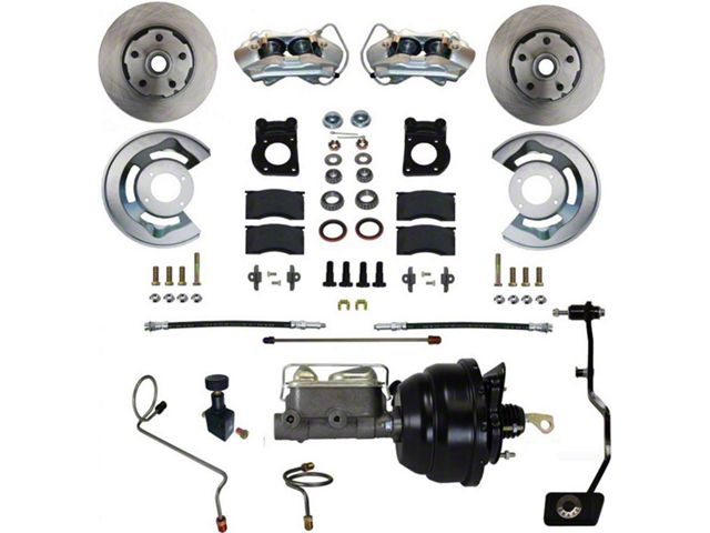 1967-1969 Mustang Power Disc Brake Conversion, Manual Transmission