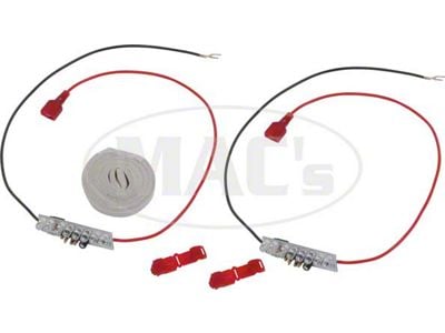 1967-1969 Mustang Sequential LED Hood Lamp Kit