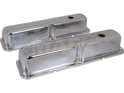 1967-1970 Ford Mustang Chrome Valve Covers, 390/427/428 V8