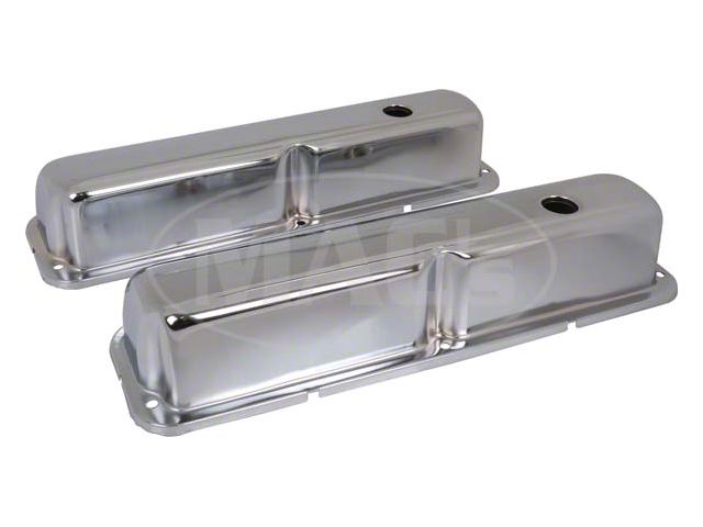 1967-1970 Ford Mustang Chrome Valve Covers, 390/427/428 V8